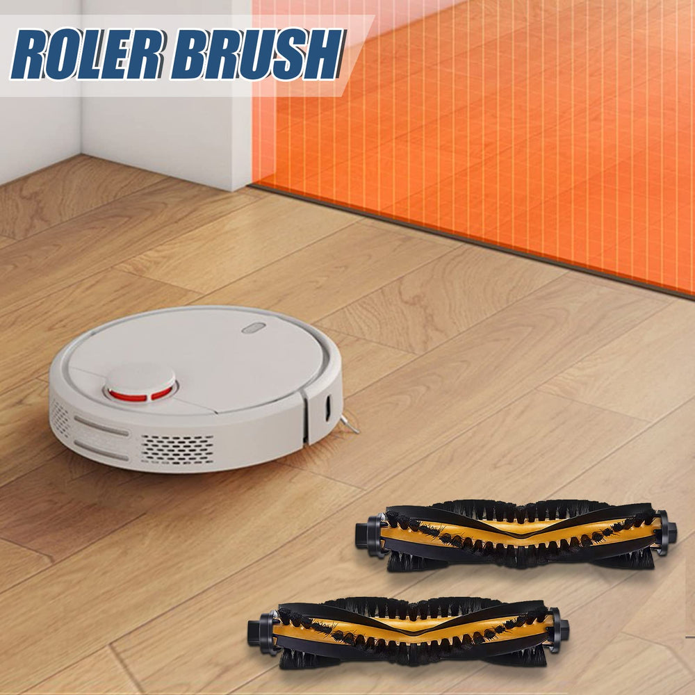 2-Packs Rolling Main Brushes Parts Replacement for ECOVACS DEEBOT N79 N79S DN620, DN622 Accessories Robotic Vacuum Cleaner, Sweeping Robot Accessories -2Main Brushs