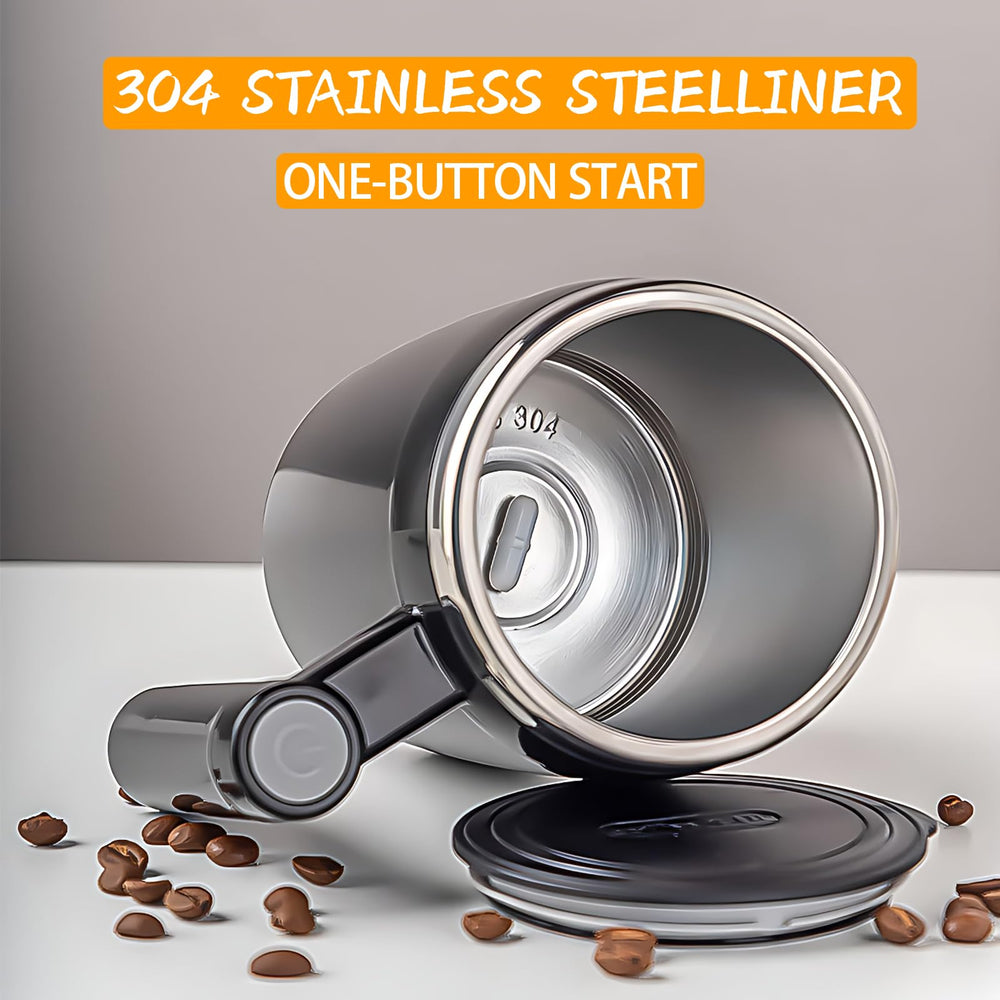 Self Stirring Mug, 380ml Self Stirring Coffee Mug Rechargeable Electric High Speed Mixing Cup Automatic Magnetic Electric High Speed Mixing Mug Electric Mixing Mug for Coffee/Milk