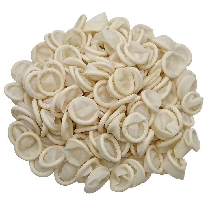 Hulless Large Disposable Latex Finger Cots 200 Pcs Anti