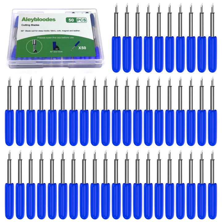50PCS Replacement Deep Point Blades Compatible with Explore Air/Air 2/Air 3/, Cut Blade Compatible with Maker/Maker 3/Expression Machines, Cut Thicker Materials…