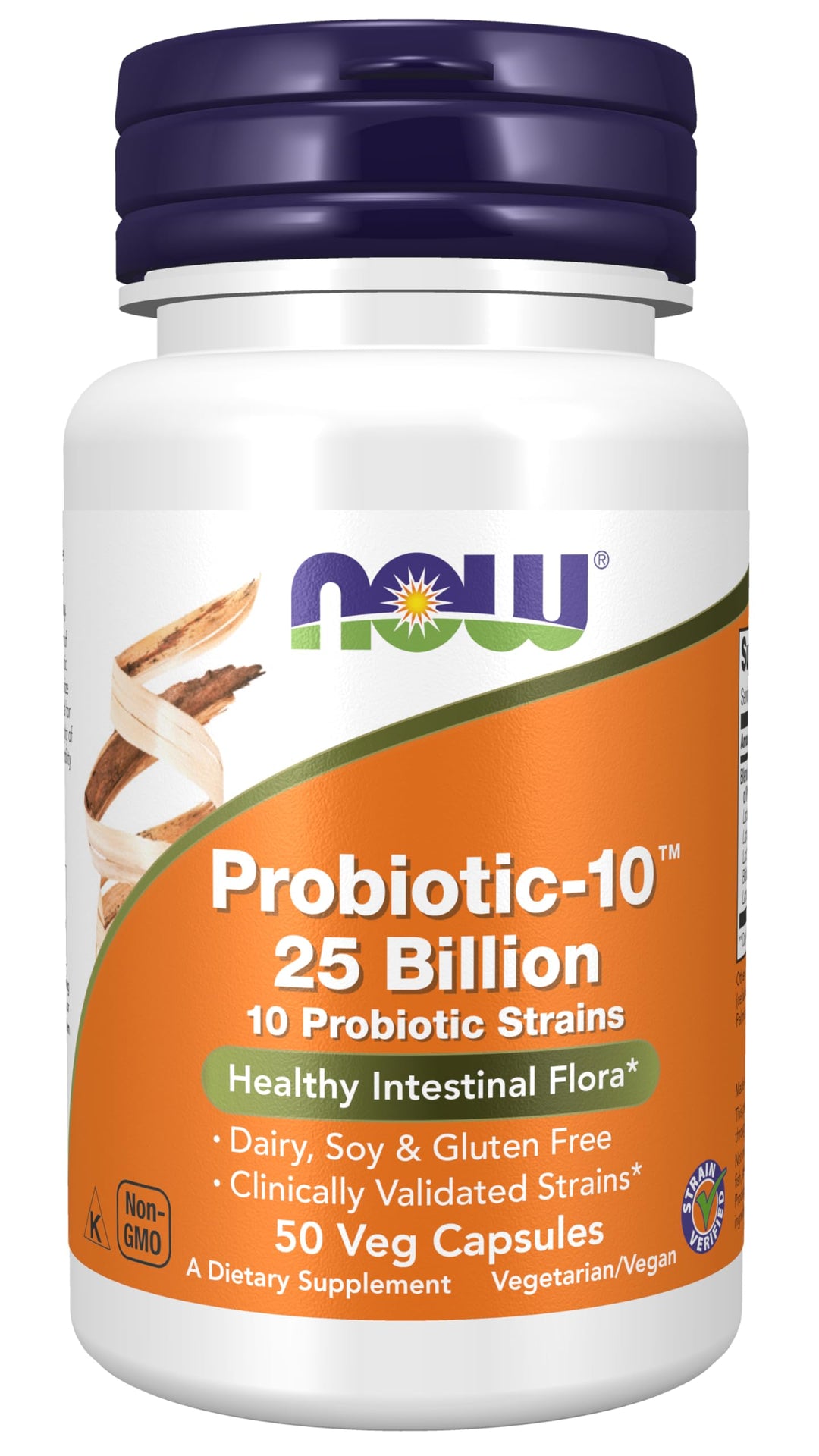 NOW Foods Supplements, Probiotic-10™, 25 Billion, with 