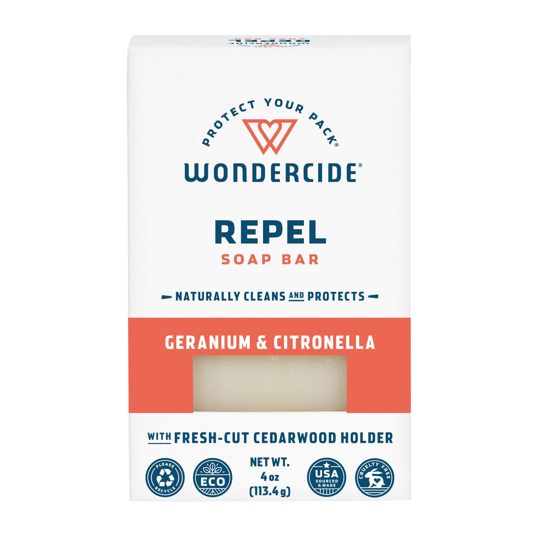 - Repel Soap Bar for Kids &amp; Family - Citronella &amp; Geranium - With Natural Essential Oils, Coconut Oil, and Shea Butter - Gentle and Moisturizing - 4oz Bath Bar