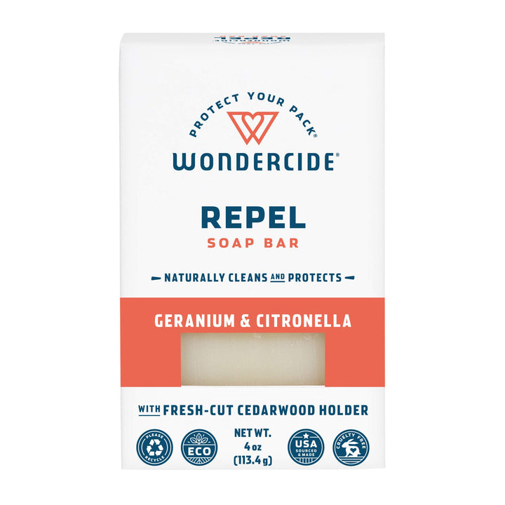 - Repel Soap Bar for Kids &amp; Family - Citronella &amp; Geranium - With Natural Essential Oils, Coconut Oil, and Shea Butter - Gentle and Moisturizing - 4oz Bath Bar