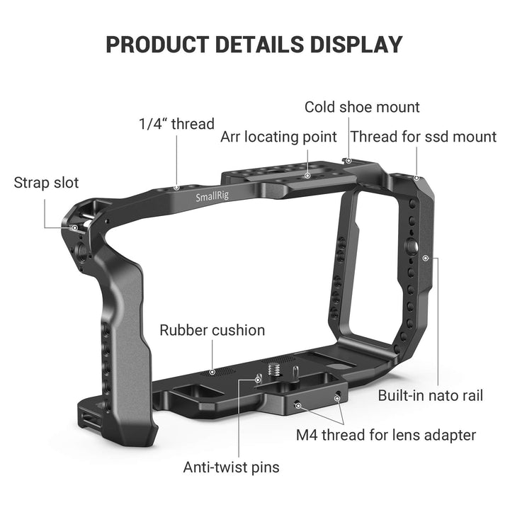 [New Version] SMALLRIG BMPCC 4K &amp; 6K Cage for B