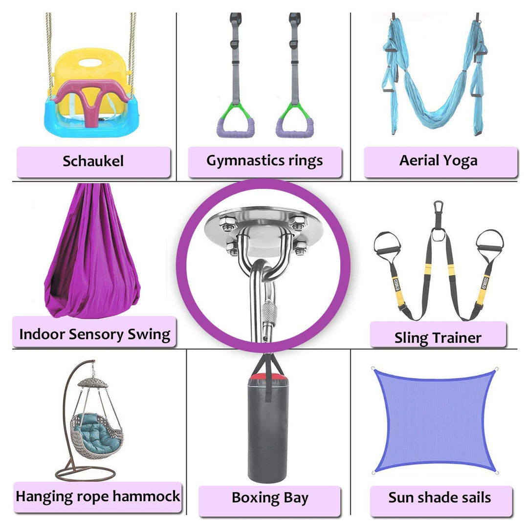 Sensory Swing Indoor, Swing Hammock Chair for Kids with Special Needs, Autism, ADHD, SPD, Aspergers, Sensory Integration, Snuggle Cuddle Pod Therapy Swing with Hardware Included (Blue)