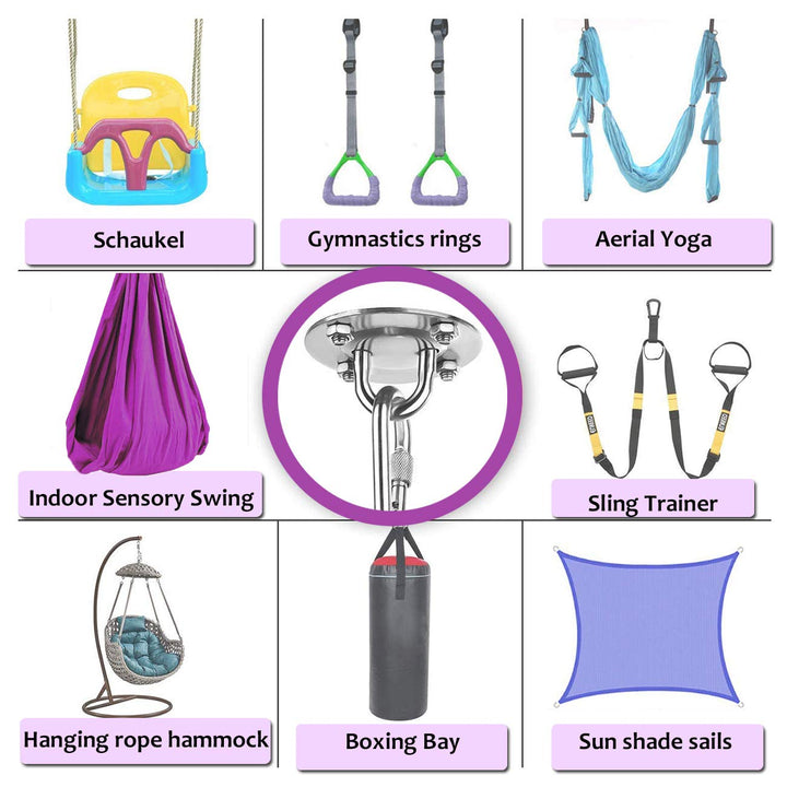 Sensory Swing Indoor, Swing Hammock Chair for Kids with Special Needs, Autism, ADHD, SPD, Aspergers, Sensory Integration, Snuggle Cuddle Pod Therapy Swing with Hardware Included (Blue)