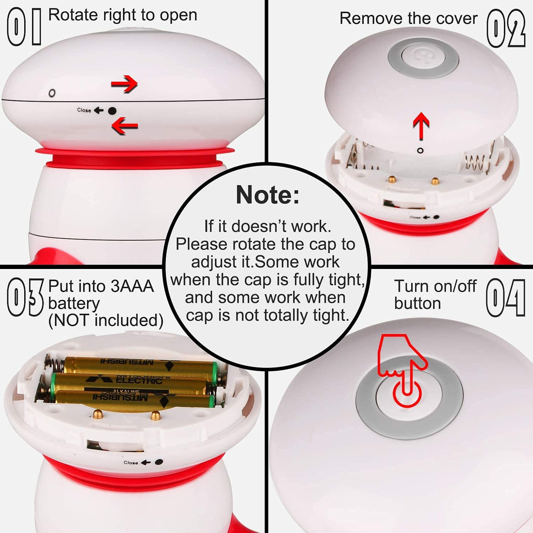 cotsoco Battery Powered Handheld Massager Mini Portable