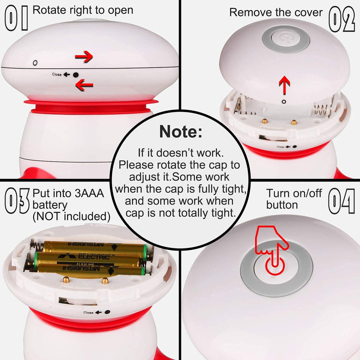 cotsoco Battery Powered Handheld Massager Mini Portable