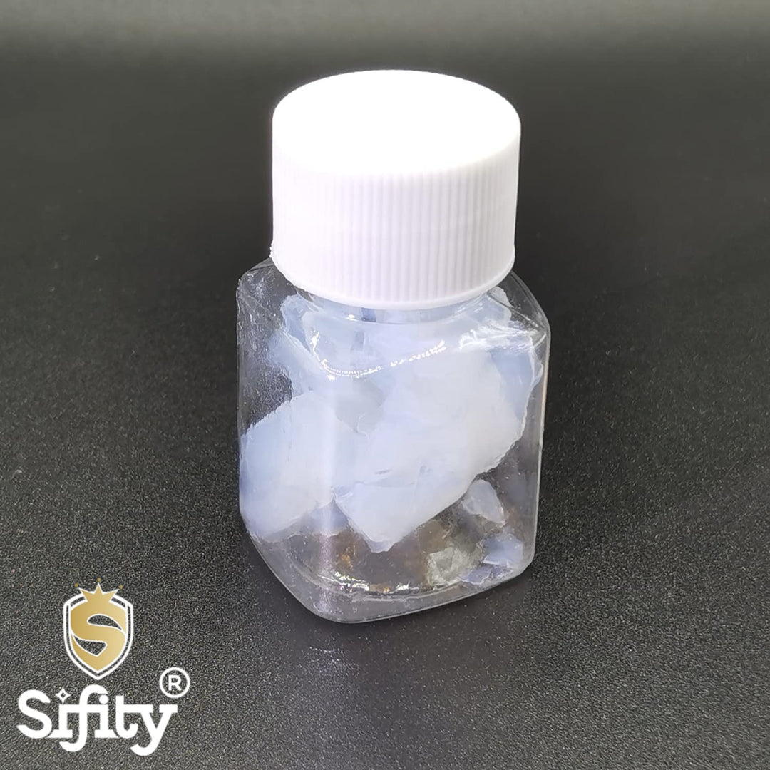 30ml Silica Aerogel Blocks Particle Sample, Frozen Smoke Aerogel Cube for School Laboratory and Science, World Lightest Solid Matter