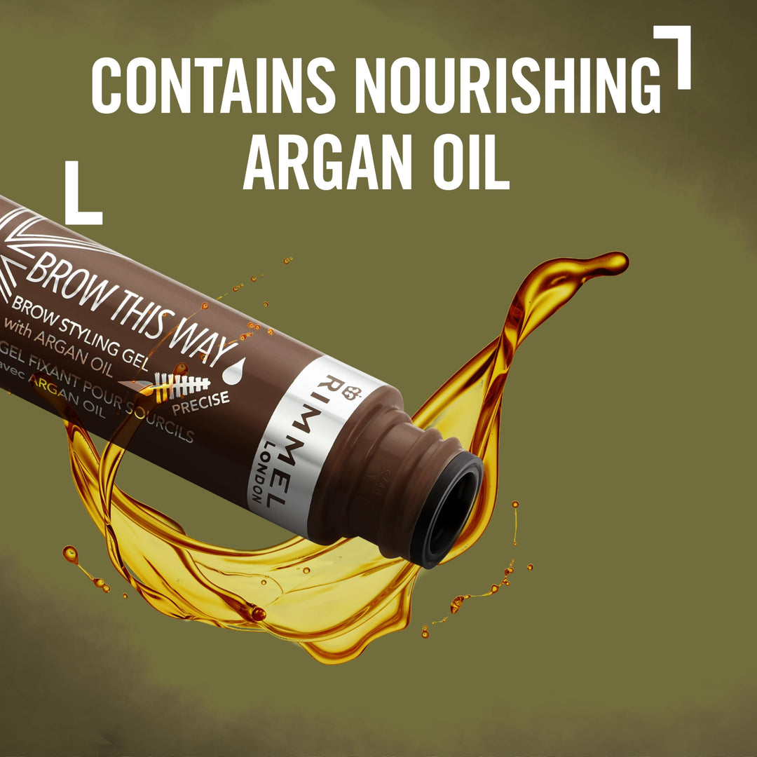 Rimmel Brow This Way Lightweight Gel, Medium Brown, 0.17 Fluid Ounce