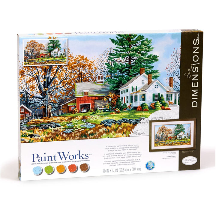 Precious Days Paint by Numbers for Adults, 20&#39;&#39; W x 12&#39;&#39; L