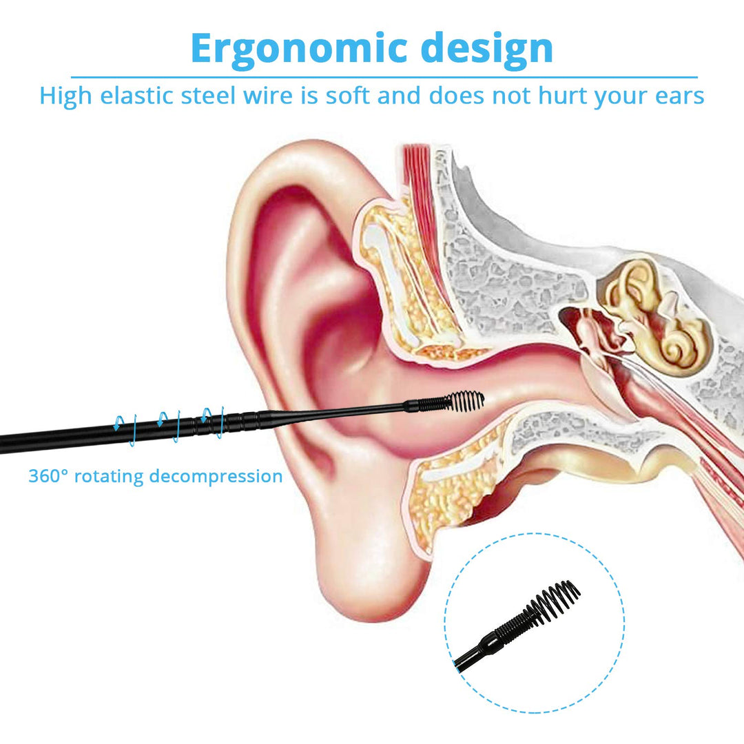 5 Pcs Ear Pick Earwax Removal Kit, MJIYA Ear Cleansing 