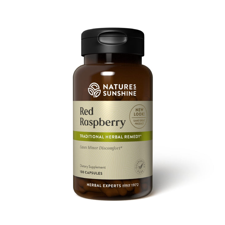 Nature&#39;s Sunshine Red Raspberry, 100 Capsules