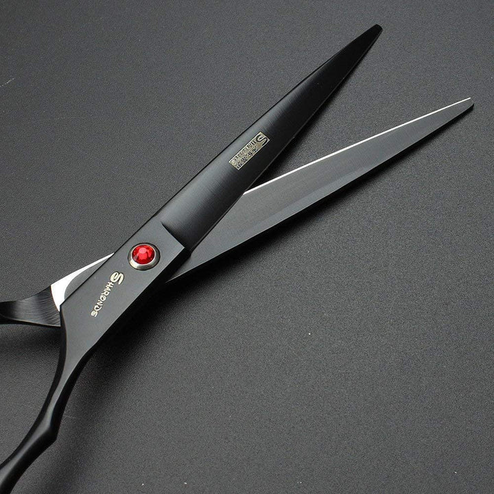 7.0 Inch Stainless Steel Professional Barber Scissors Hair Thinning Scissors Hairdresser or Home Hairdresser Variant/Hybrid Scissors (scissors set)