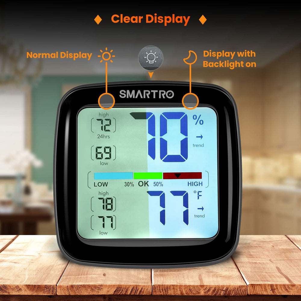 SC42 Professional Digital Hygrometer Indoor Thermometer Room Humidity Gauge & Pro Accuracy Calibration