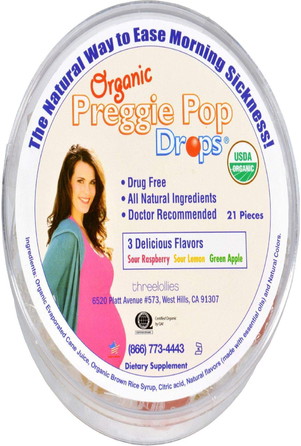 Three Lollies Preggie Pop Drops, Og2 21 CT