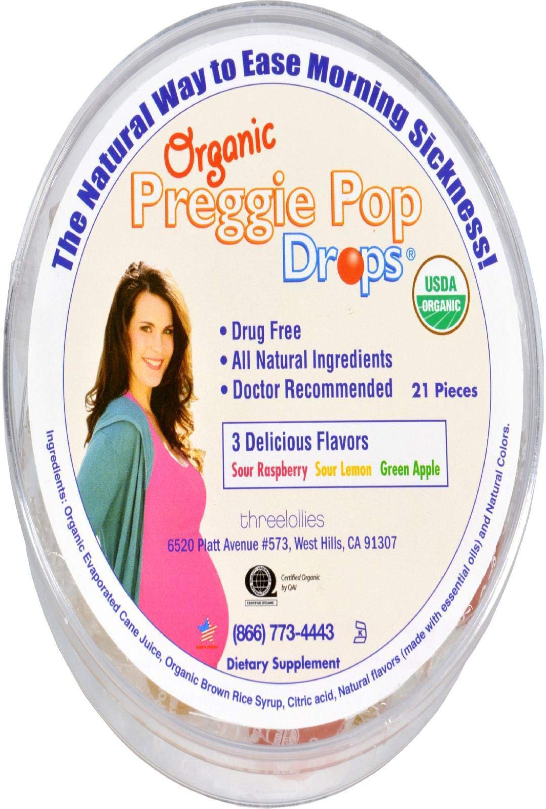 Three Lollies Preggie Pop Drops, Og2 21 CT