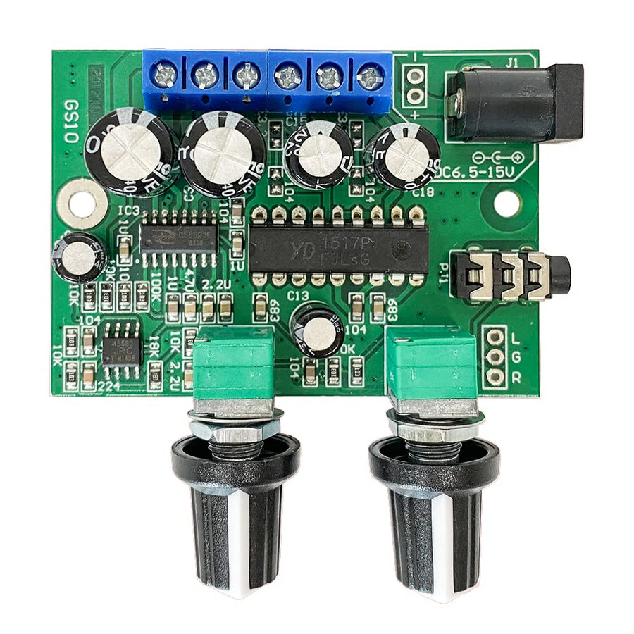 Digital 2.1 Channel Subwoofer Amplifier Board 6W+6W+25W Pure Bass, Mini DC12V-15V TDA1517P HiFi Stereo Audio Power Amplifier Dual Channel Amp Module for Store Home Theater Speakers, Car Audio Speaker