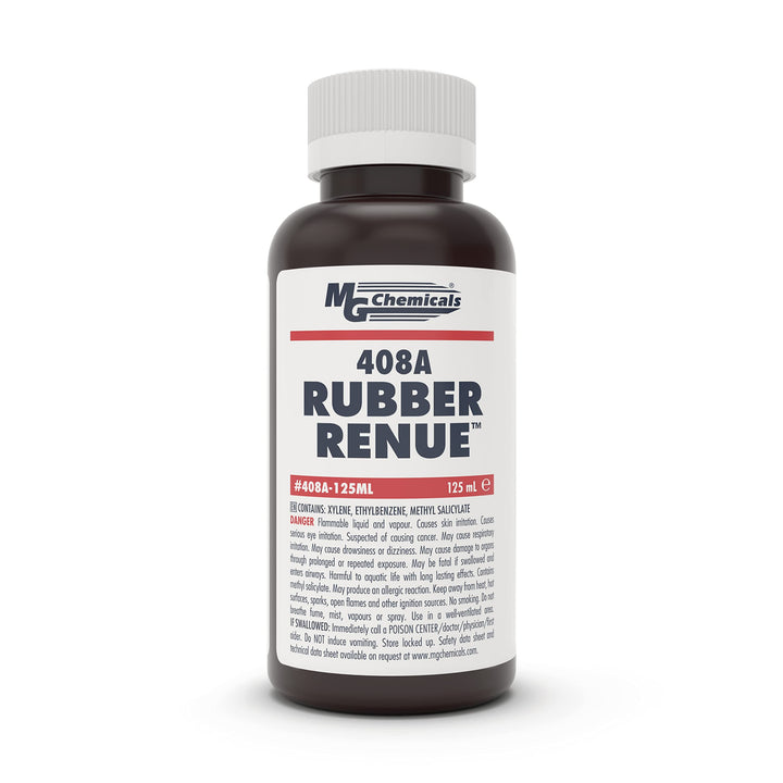 408A-125ML Rubber Renue, Rejuvenate and Restore Rubber Belts, Platens and Rollers, 125 ml Liquid Bottle