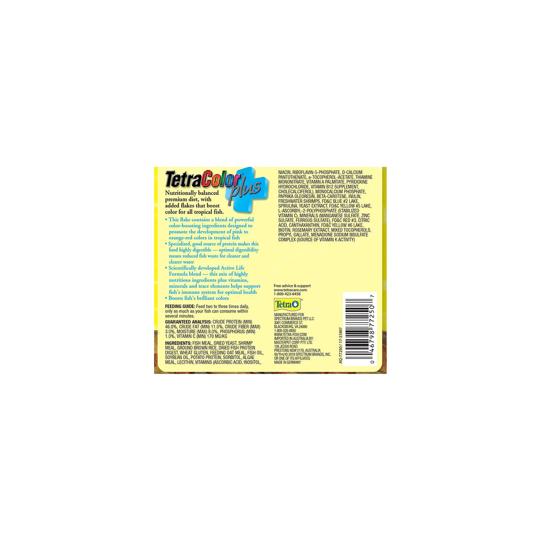 Color PLUS Tropical Flakes with Color Enhancing 2.2 Ounce (Pack of 1)