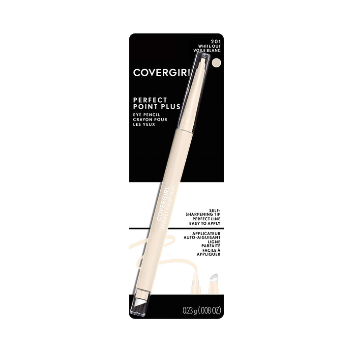 COVERGIRL Perfect Point Plus Eyeliner, White Out