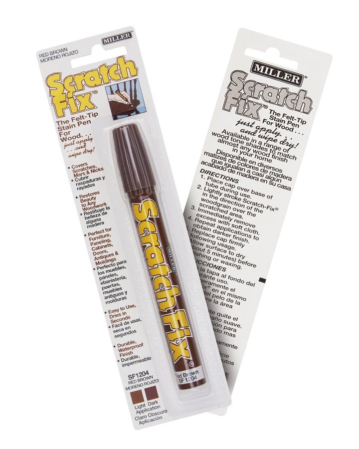 Miller SF1204 Wood Stain Scratch Fix Pen / Wood Repair 