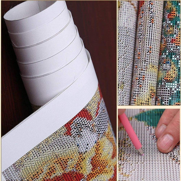 The Last Supper 5D Diamond Art Painting Kits for Adults Religion Full Drill Square Beads Gems Art Crystal Cross Stitch Home Wall Decoration Canvas Size 24x12inch