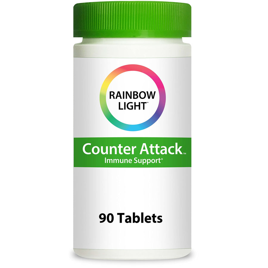 Counter Attack Immune Support, Dietary Supplement Provides Immune Support, With Vitamin C, Zinc and 3 Targeted Herbal Blends, Vegan and Gluten Free, 90 Count