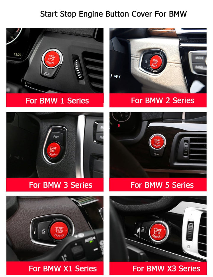 Jaronx Sports Red Start Stop Engine Switch Button Compa
