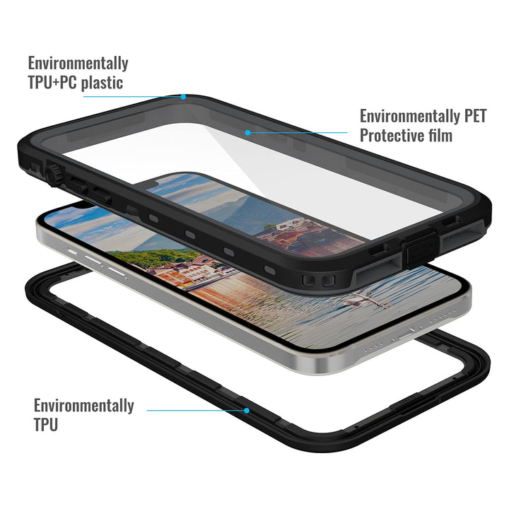 Transy Waterproof iPhone 13 Pro Max Case - Full Body Pr