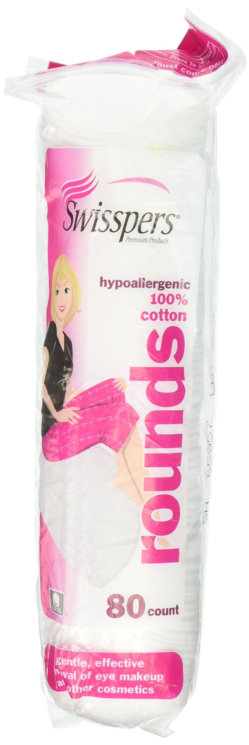 Premium Hypoallergenic Rounds, 80 ct