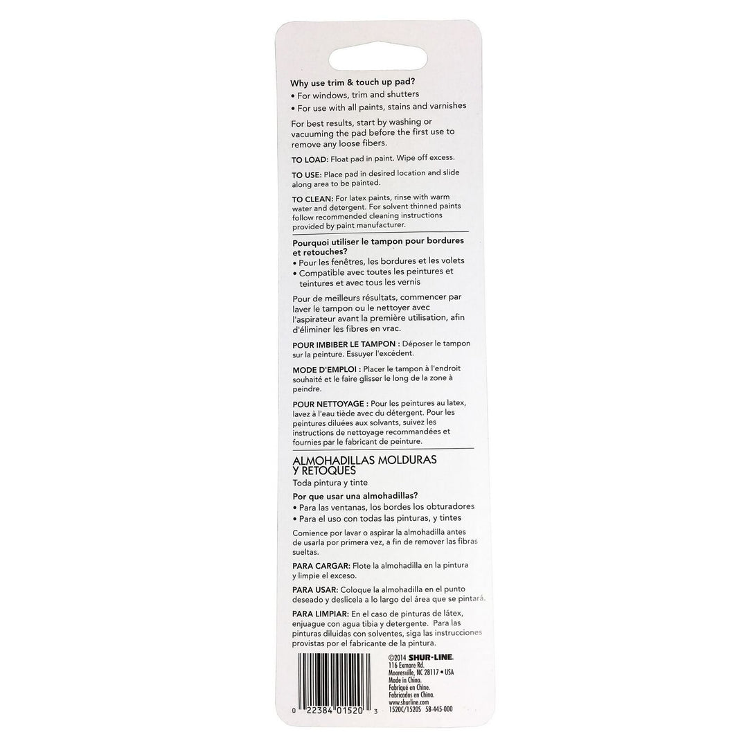 Shur-Line 1520C 1-1/2-Inch Trim and Touch-Up Pad, 1.5 i