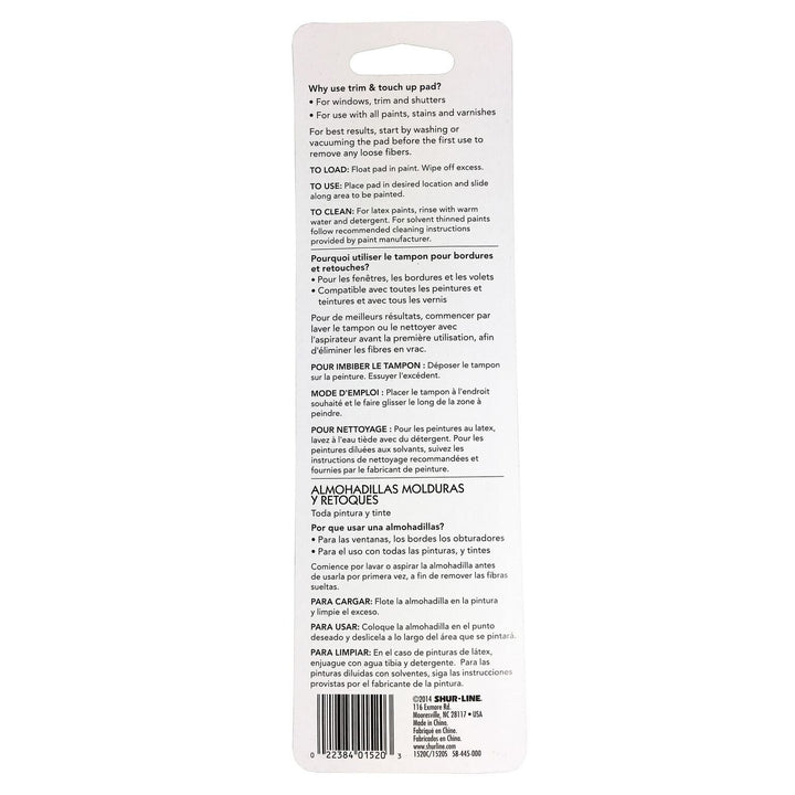 Shur-Line 1520C 1-1/2-Inch Trim and Touch-Up Pad, 1.5 i