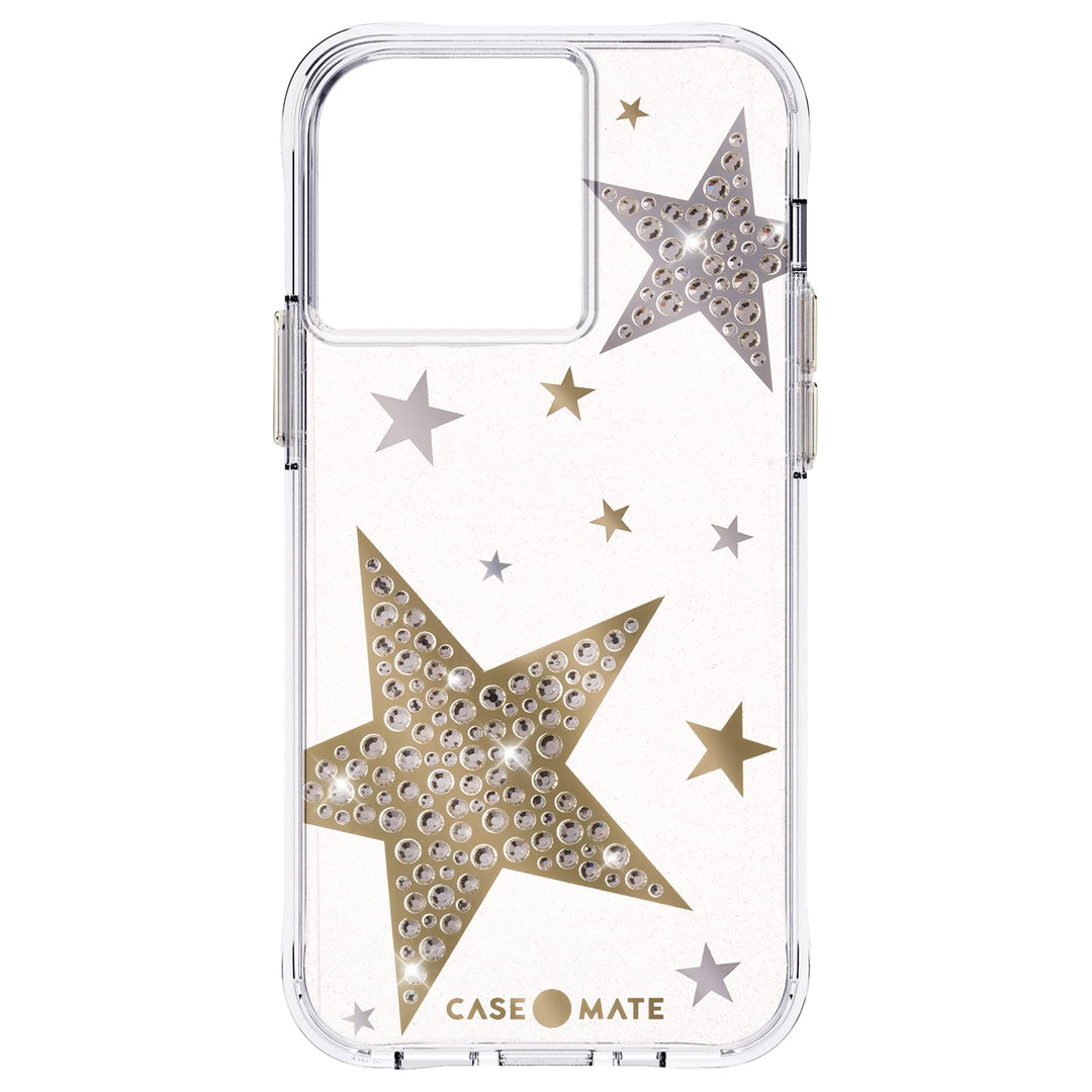 Case-Mate iPhone 13 Case - Sheer Superstar - with 10ft 