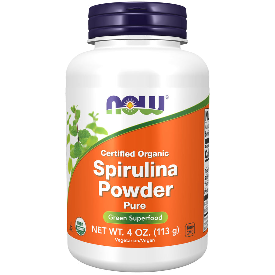 NOW Foods Supplements, Certified Organic, Spirulina Pow