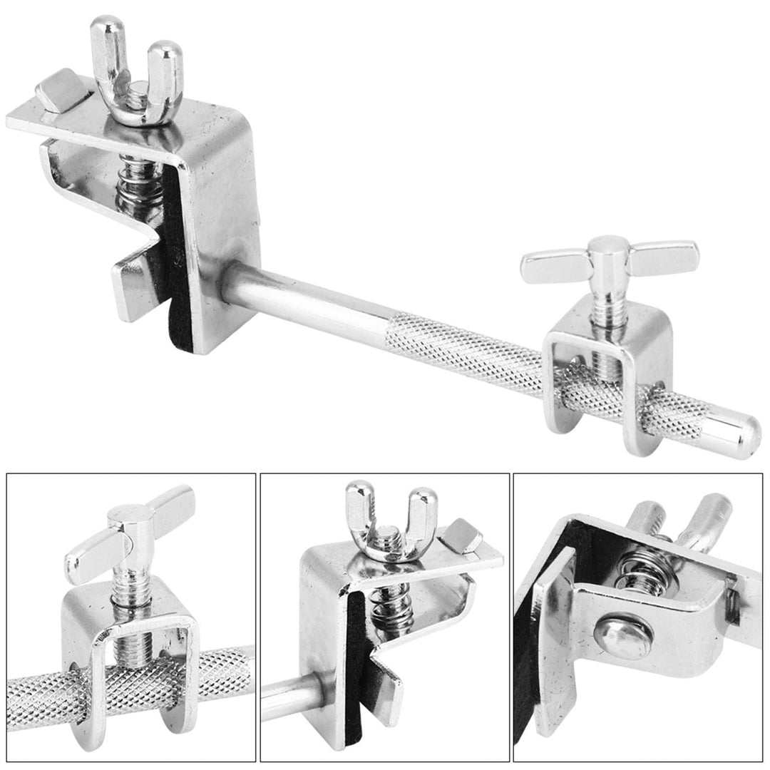 Cowbell Clamp, Cowbell Holder Jazz Drum Kit Hoop Mounted Cowbell Clamp Up or Down Adjustment Percussion Accessories