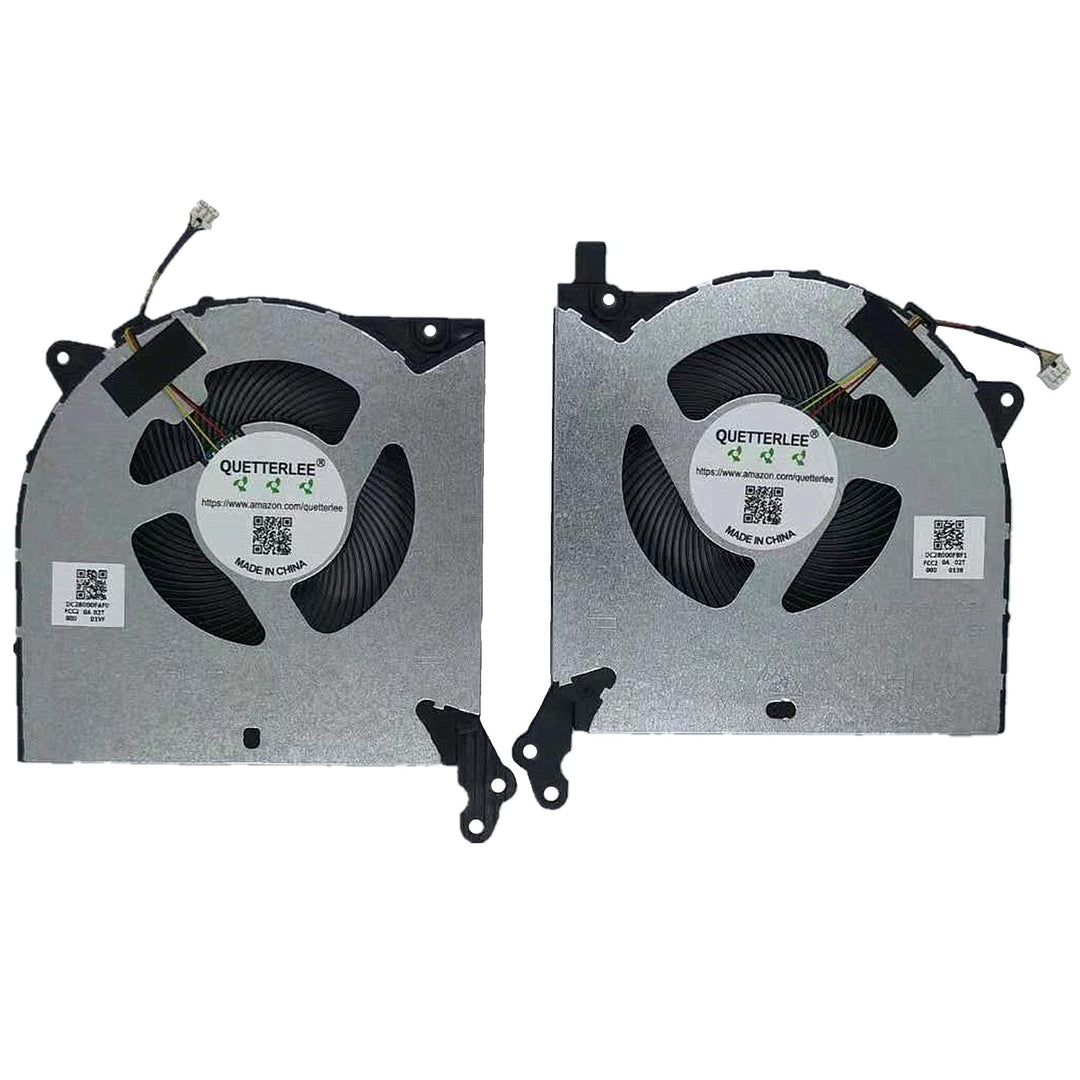 Replacement New Laptop CPU and GPU Cooling Fan for Lenovo Legion Y7000 2020H(2020 Paragraph) Series 5F10S13917 DFS5M325063B1C FM9H DFS5K323161A1C FM9J DC28000FAF0 DC28000FBF1 DC5V Fan