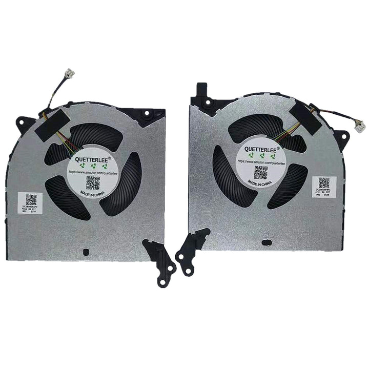 Replacement New Laptop CPU and GPU Cooling Fan for Lenovo Legion Y7000 2020H(2020 Paragraph) Series 5F10S13917 DFS5M325063B1C FM9H DFS5K323161A1C FM9J DC28000FAF0 DC28000FBF1 DC5V Fan