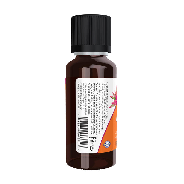 NOW Foods Supplements, Liquid Vitamin D-3, Extra Streng