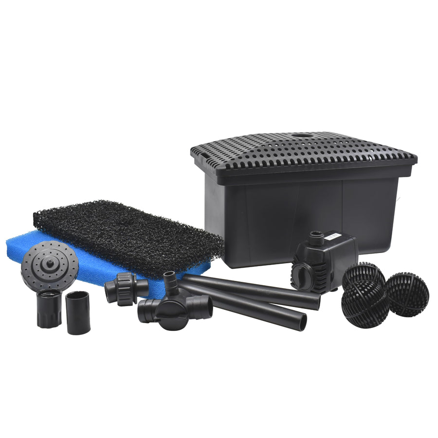 pond boss Medium Filter Kit with Pump for Ponds and Water Features