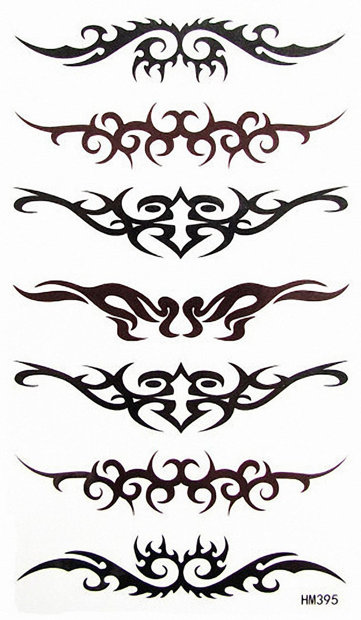 Tribal Armband Temporary Waterproof Tattoo Sticker(2 Pcs/Lot)