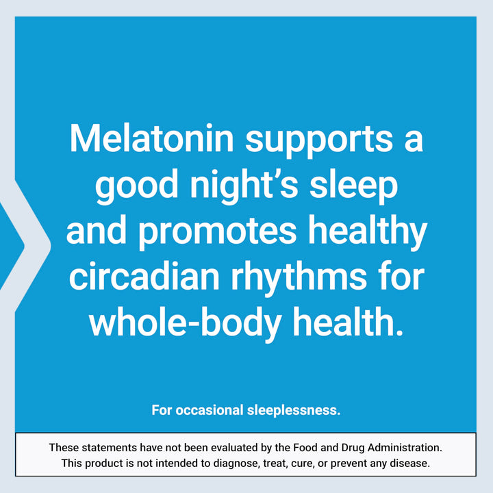 Melatonin, 3 mg, Optimal Sleep Support, Healthy circadian Rhythms, Cellular Defense, Gluten-Free, Non-GMO, Vegetarian, 60 Capsules