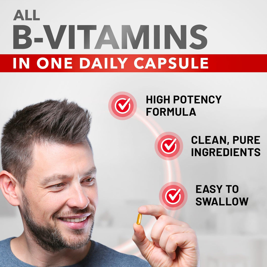 Divine Bounty Super B Complex Vitamins - All B Vitamins