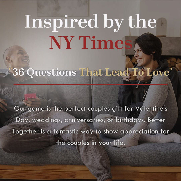 BETTER TOGETHER Honest Conversation Starter Couple Game