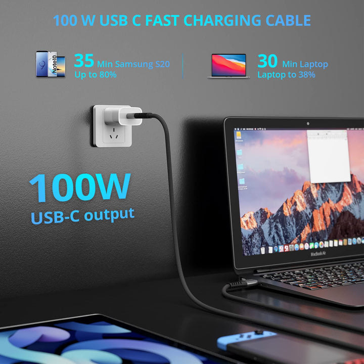 XYYZYZ USB C to USB C Cable 100W US BC to USB C Fast Ch
