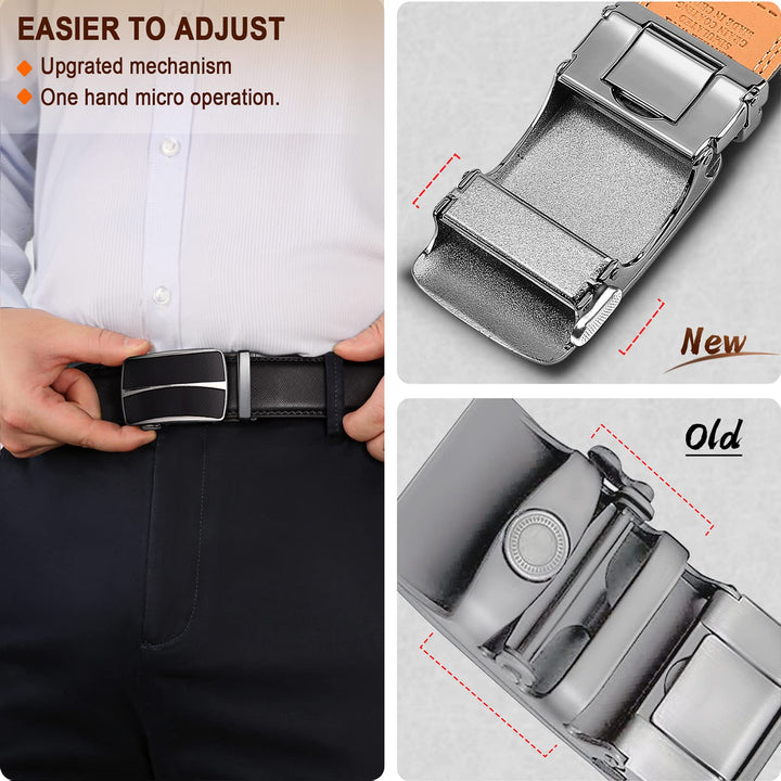 BULLIANT Men&#39;s Belt, Slide Ratchet Belt For Gif