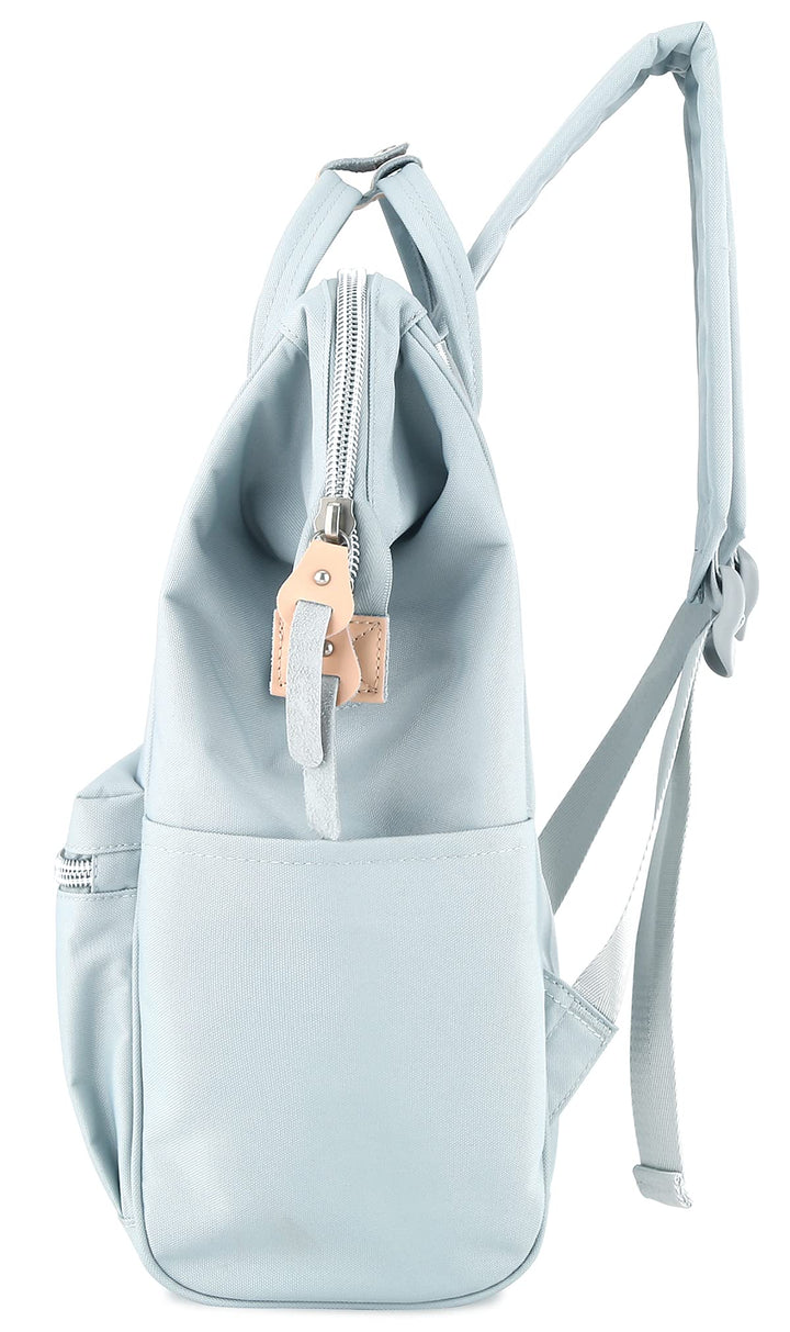 Laptop Backpack for Women&amp;Men Travel Business Backpack With USB Charging Port Large, Water Resistant College Bag Computer Bag Doctor Bag (1881-Light blue, Regular)