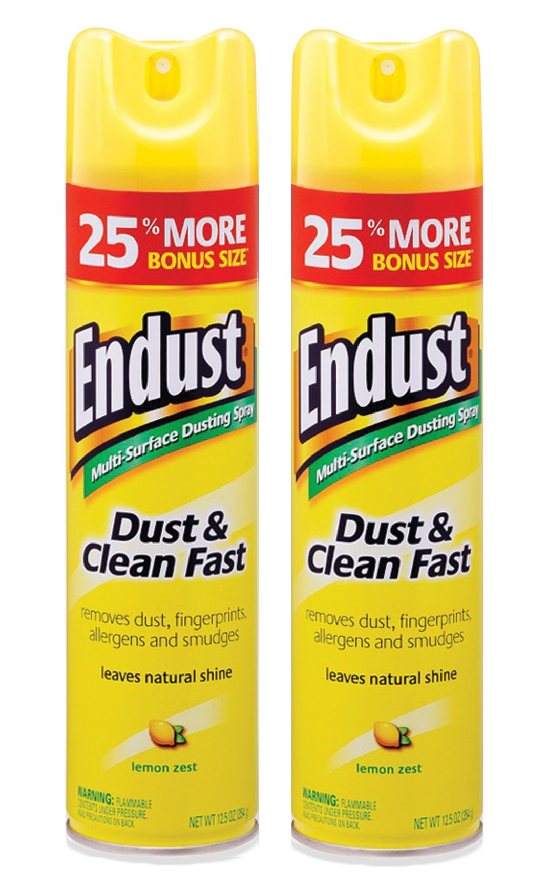 Endust Multi-Surface Dusting and Cleaning Spray, Lemon 