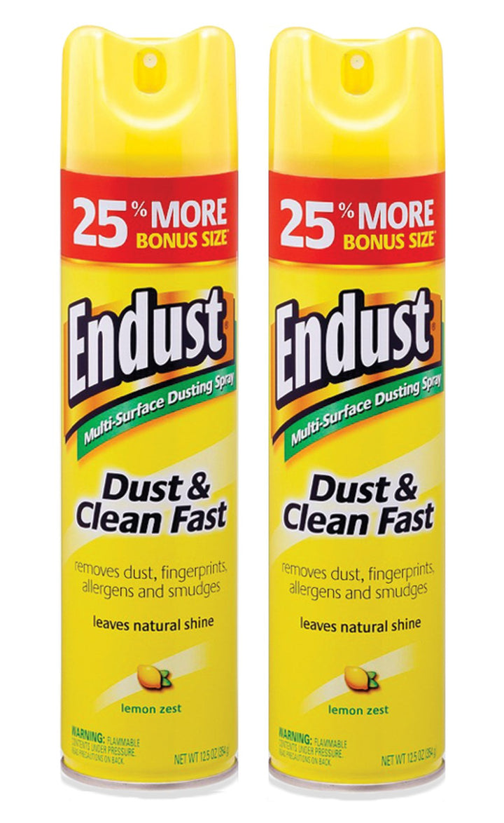 Endust Multi-Surface Dusting and Cleaning Spray, Lemon 