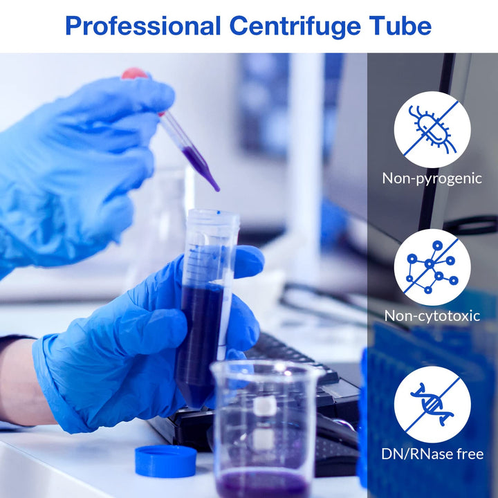 SimPure Centrifuge Tubes 50mL, Conical Tubes Sterile 25